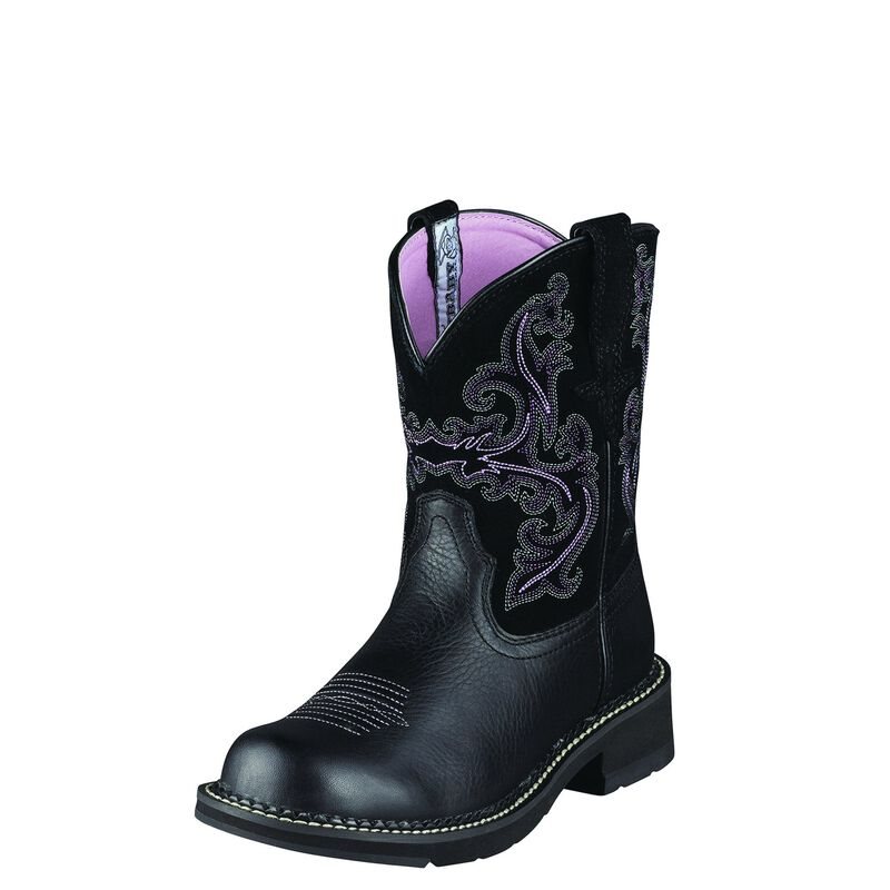 Ariat Western: Fatbaby II Botas Western Mujer - Negras (SOHWG8751)